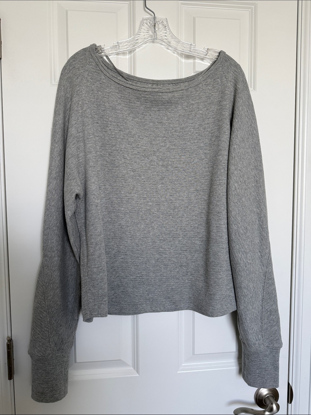 We The Free Heather Grey Knit Pullover